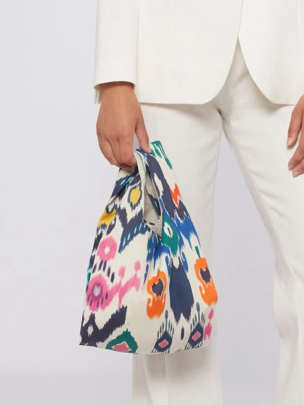 Mujer Vilagallo Bolso Algodon Estampado Ikat