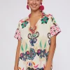 Mujer Vilagallo Camisa Floral Noveau Print