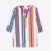 Mujer Vilagallo Camisa Francina Multicolor Cotton Stripe