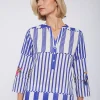 Mujer Vilagallo Camisa Francina Rayas Tropical