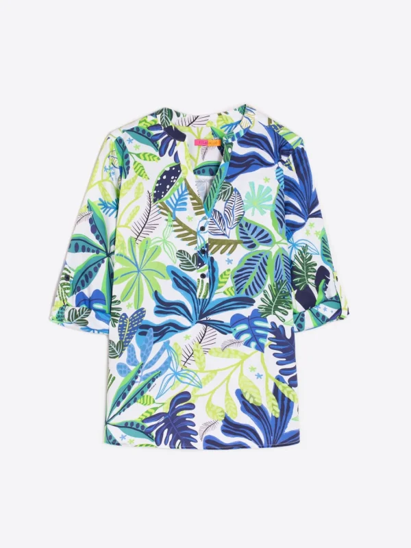 Mujer Vilagallo Camisa Francina Selva Print