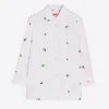 Mujer Vilagallo Camisa Sara Bordado Tropical