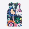 Mujer Vilagallo Camisa Sin Mangas Estampado Suzani