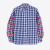 Mujer Vilagallo Camisa Vernen Navy Vichy