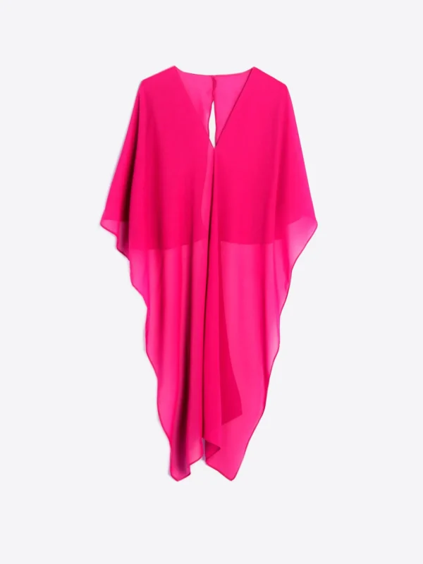 Mujer Vilagallo Capa Mirelle Pink Chiffon