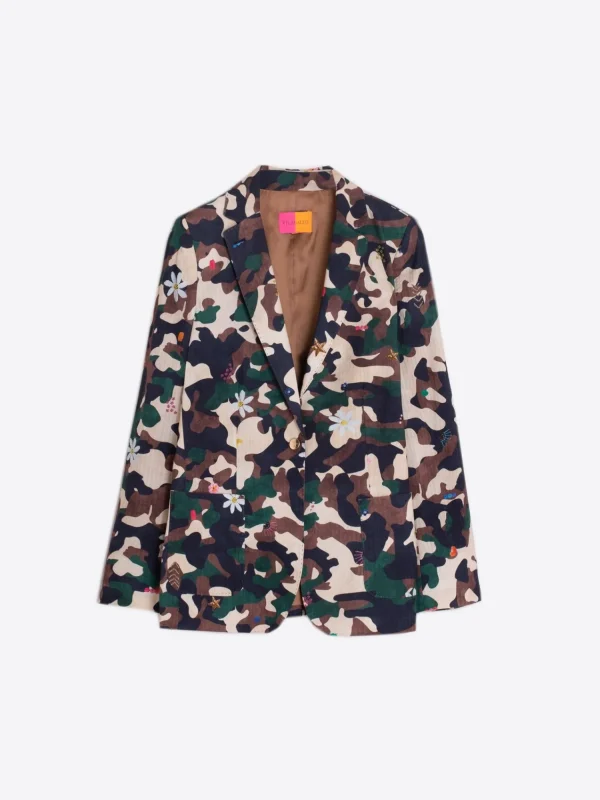 Mujer Vilagallo Chaqueta Estampado Camuflaje