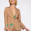 Mujer Vilagallo Chaqueta Estampado Tropical