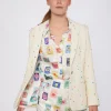 Mujer Vilagallo Chaqueta Hannah Ecru Multicolour