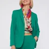 Mujer Vilagallo Chaqueta Harlow Green Knit Perfect Fit