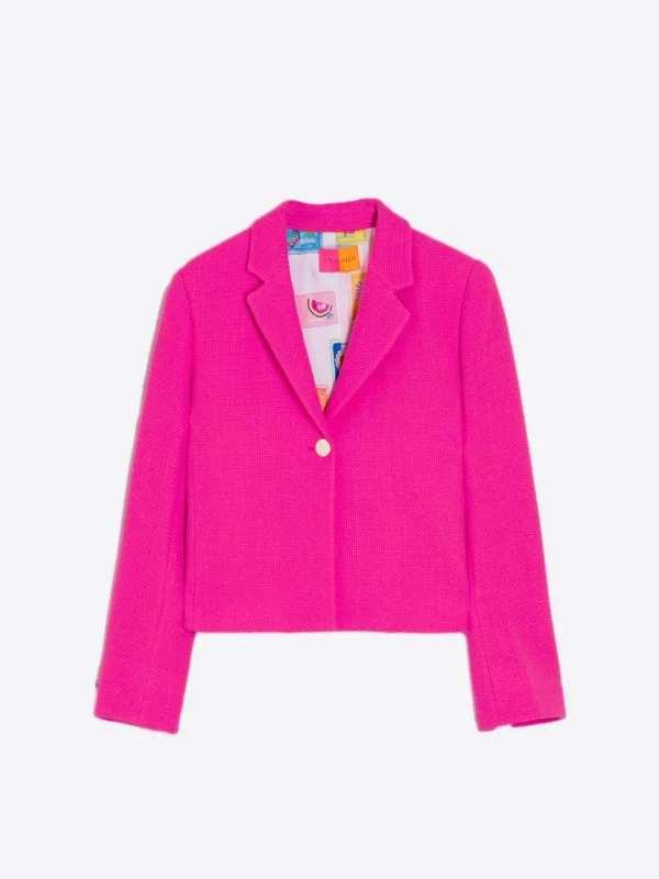 Mujer Vilagallo Chaqueta Imma Pink Madelaine