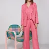 Mujer Vilagallo Chaqueta Ingrid Pink Savile