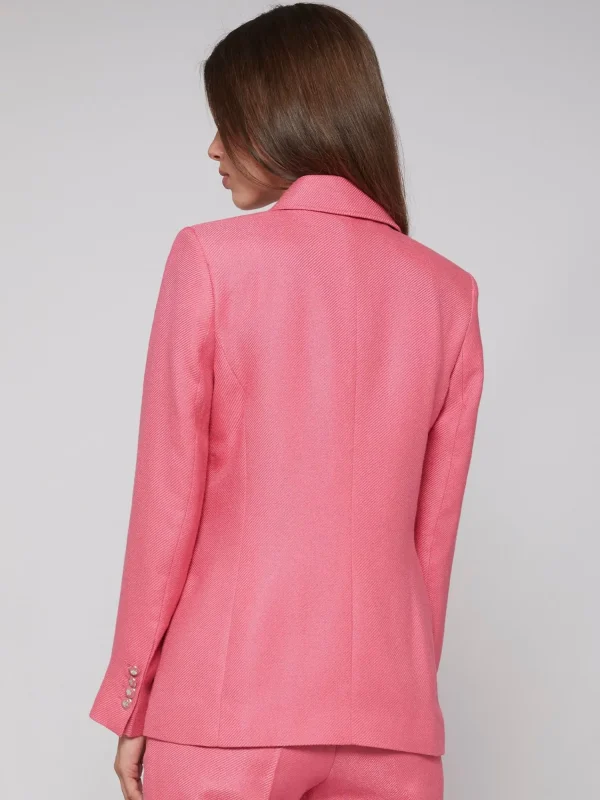 Mujer Vilagallo Chaqueta Ingrid Pink Savile