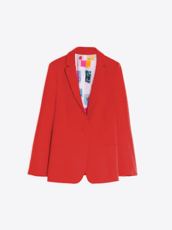 Mujer Vilagallo Chaqueta Punto Coral Perfect Fit