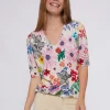 Mujer Vilagallo Jersey Punto Estampado Flores