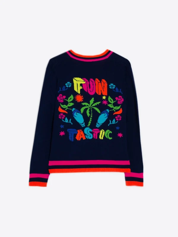 Mujer Vilagallo Jersey Punto Intarsia Funtastic