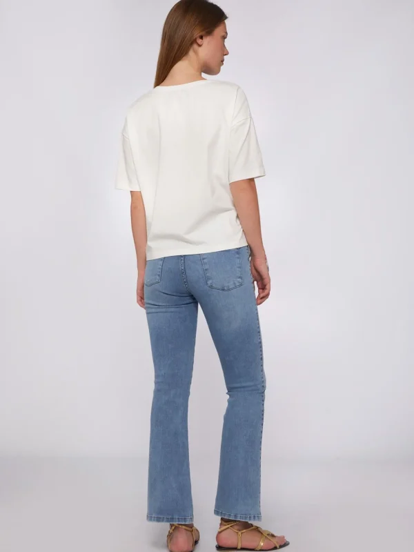 Mujer Vilagallo Pantalon Alina Light Denim