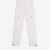 Mujer Vilagallo Pantalon Cargo Punto Blanco Perfect Fit