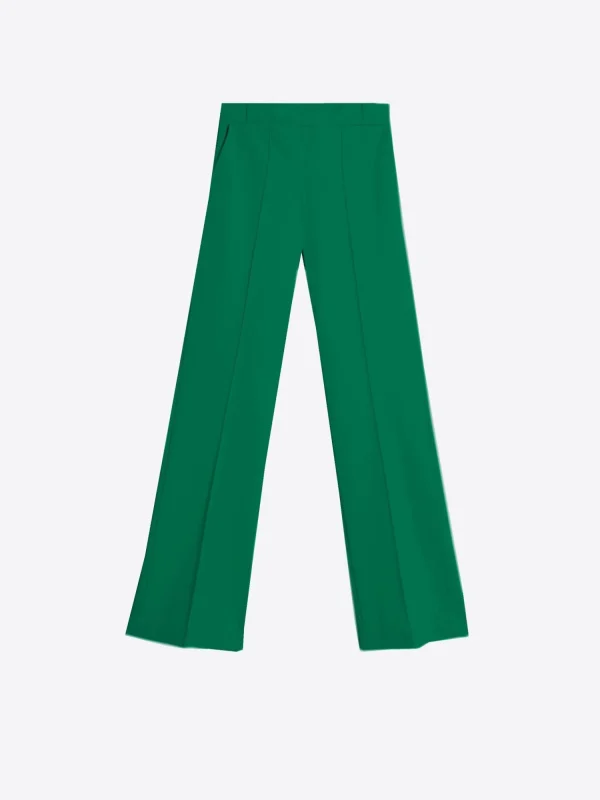 Mujer Vilagallo Pantalon Carla Green Knit Perfect Fit