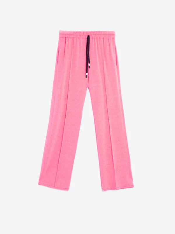 Mujer Vilagallo Pantalon Clarise Neon Pink Knit