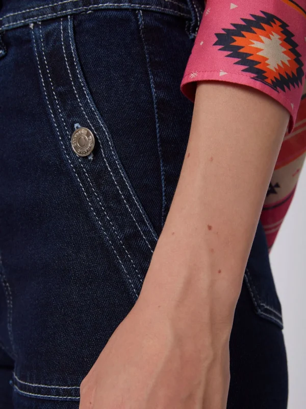 Mujer Vilagallo Pantalon Noa Denim