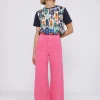 Mujer Vilagallo Pantalon Noa Rosa