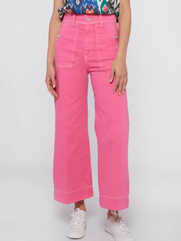 Mujer Vilagallo Pantalon Noa Rosa