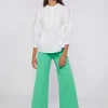 Mujer Vilagallo Pantalon Noa Verde