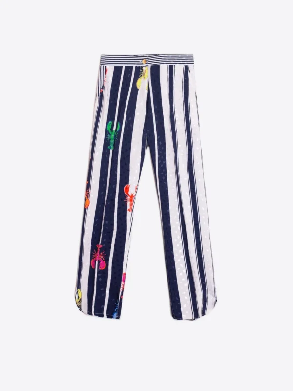Mujer Vilagallo Pantalon Ornella Patchwork Print