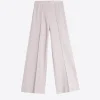 Mujer Vilagallo Pantalon Punto Marfil Perfect Fit