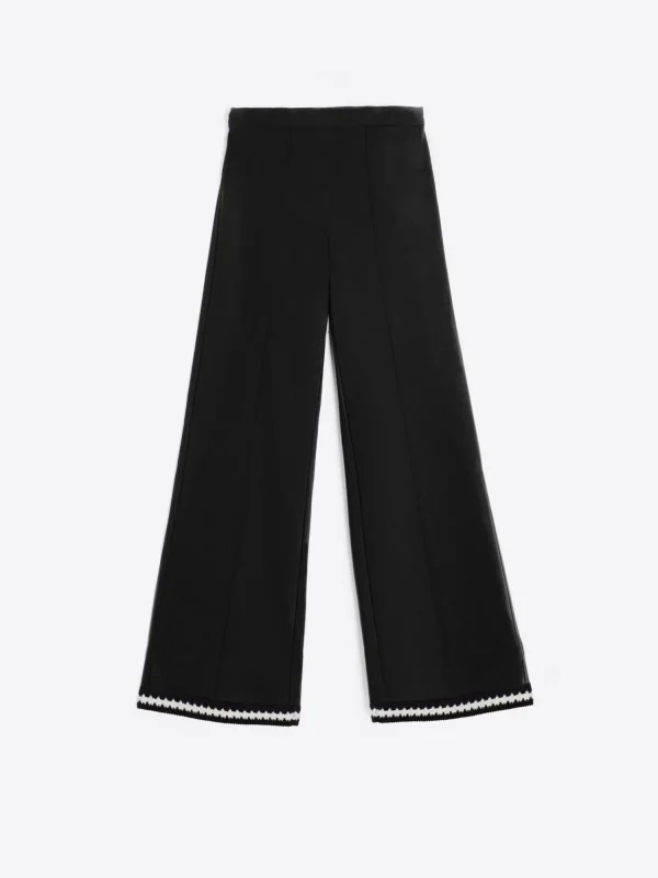 Mujer Vilagallo Pantalon Punto Negro Pasaman