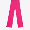 Mujer Vilagallo Pantalon Punto Rosa Perfect Fit