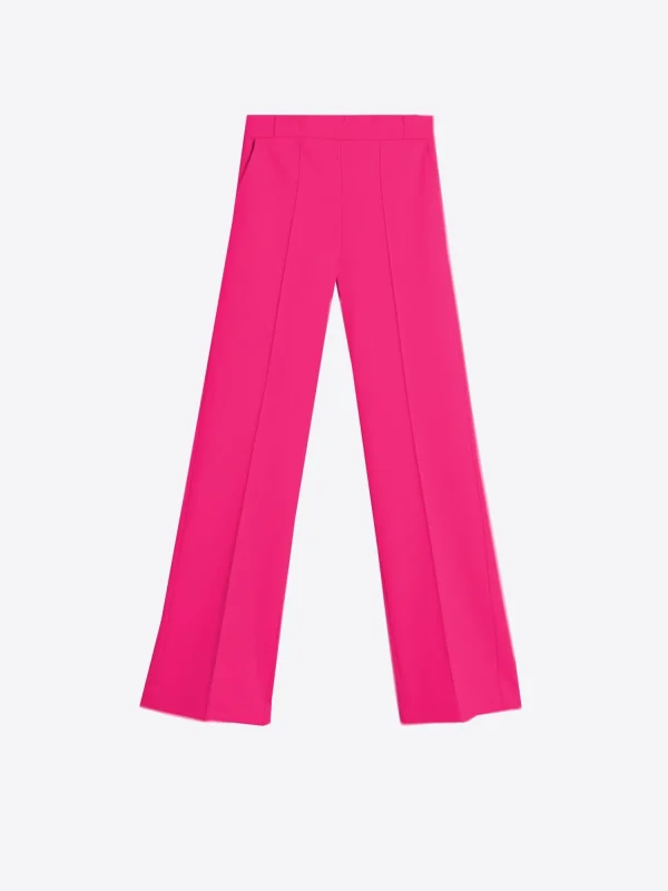 Mujer Vilagallo Pantalon Punto Rosa Perfect Fit