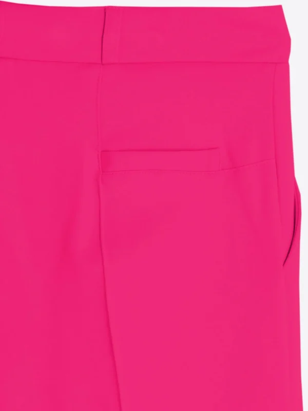 Mujer Vilagallo Pantalon Punto Rosa Perfect Fit