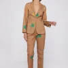 Mujer Vilagallo Pantalon Tiffany Biarritz Gabardine Print