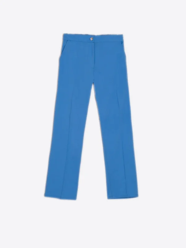 Mujer Vilagallo Pantalon Tiffany Blue Poplin