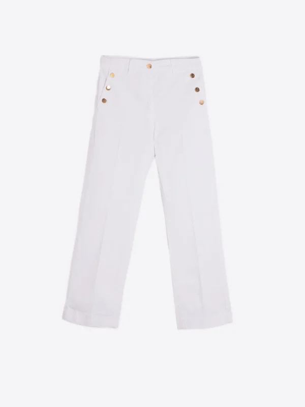 Mujer Vilagallo Pantalon Vaquero Blanco Amelie