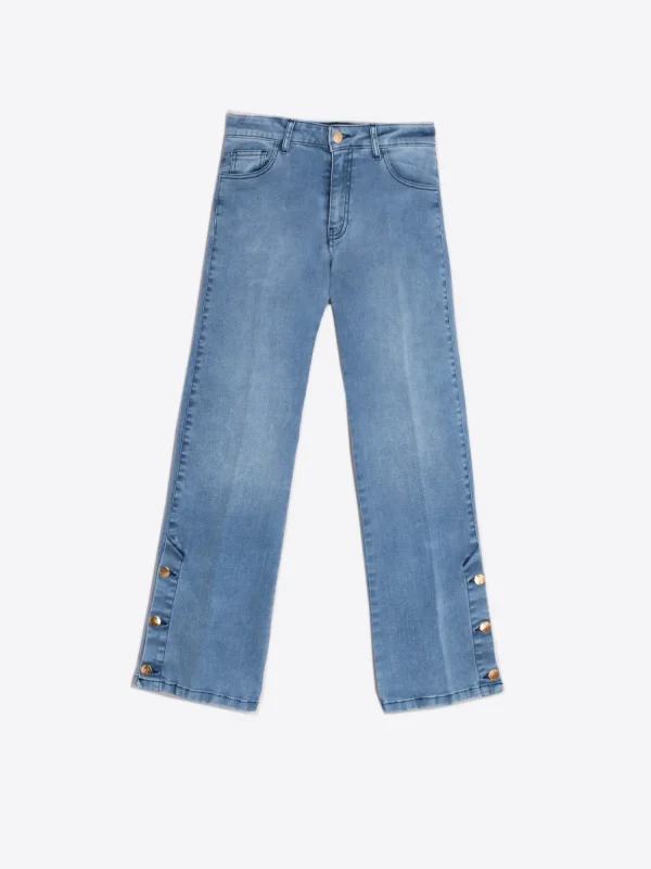 Mujer Vilagallo Pantalon Vaquero Gabriella Light Denim