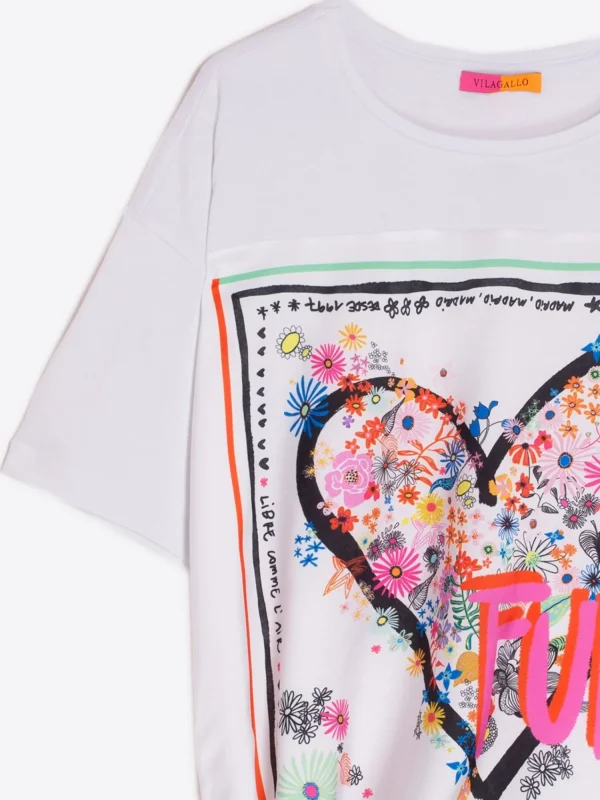 Mujer Vilagallo T-Shirt Victoria Love+Fun