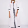 Mujer Vilagallo Vestido Camisero Popelin Blanco