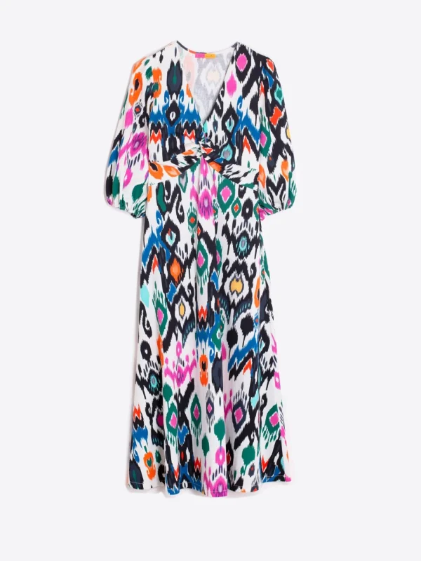 Mujer Vilagallo Vestido Carolina Ikat Knit Print