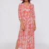Mujer Vilagallo Vestido Noam Pink Geometric Knit Print