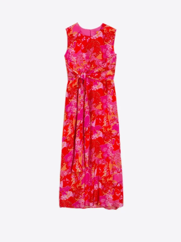 Mujer Vilagallo Vestido Tamara Pink Blossom